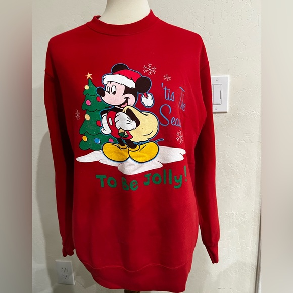 Vintage 90’s Disney Mickey Mouse Sweatshirt size Medium - Picture 7 of 8